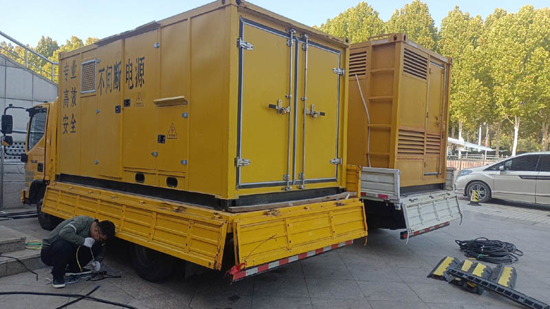 龙江柴油发电机组和UPS电源配合使用时的注意事项